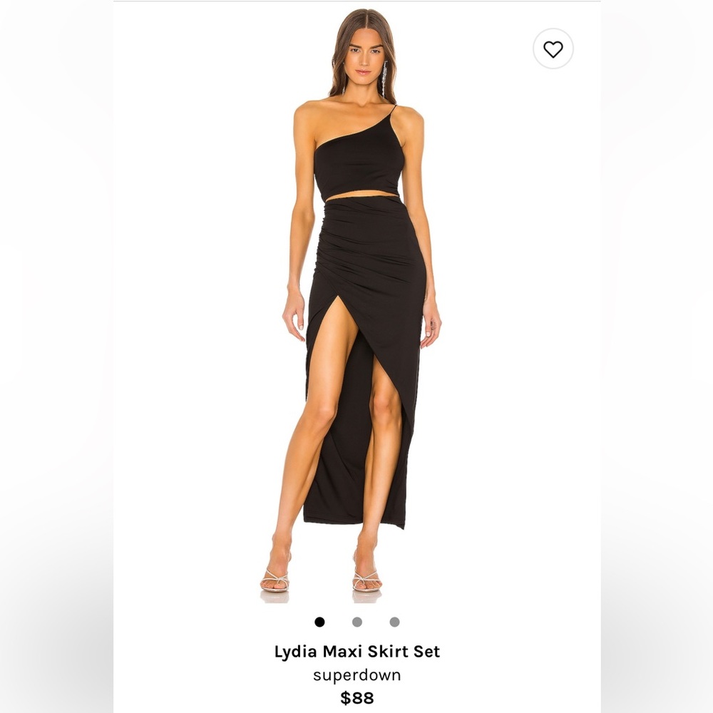 Superdown Black Two Piece Set